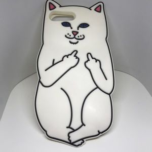 Adult “Naughty Kitty” white IPhone 7 Plus case